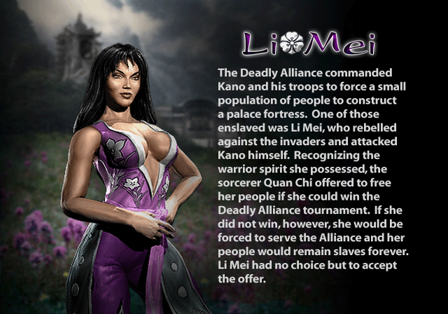 MKWarehouse: Mortal Kombat: Deadly Alliance: Li Mei