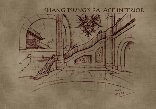 Palace Interior Sketch